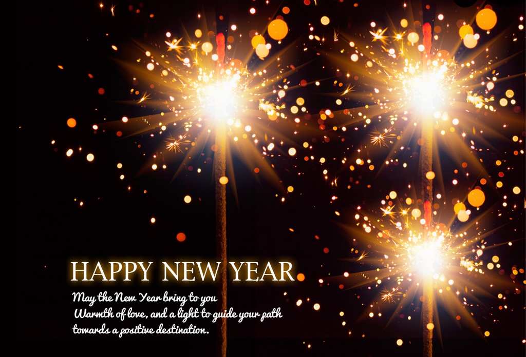 beautiful new year message hd image