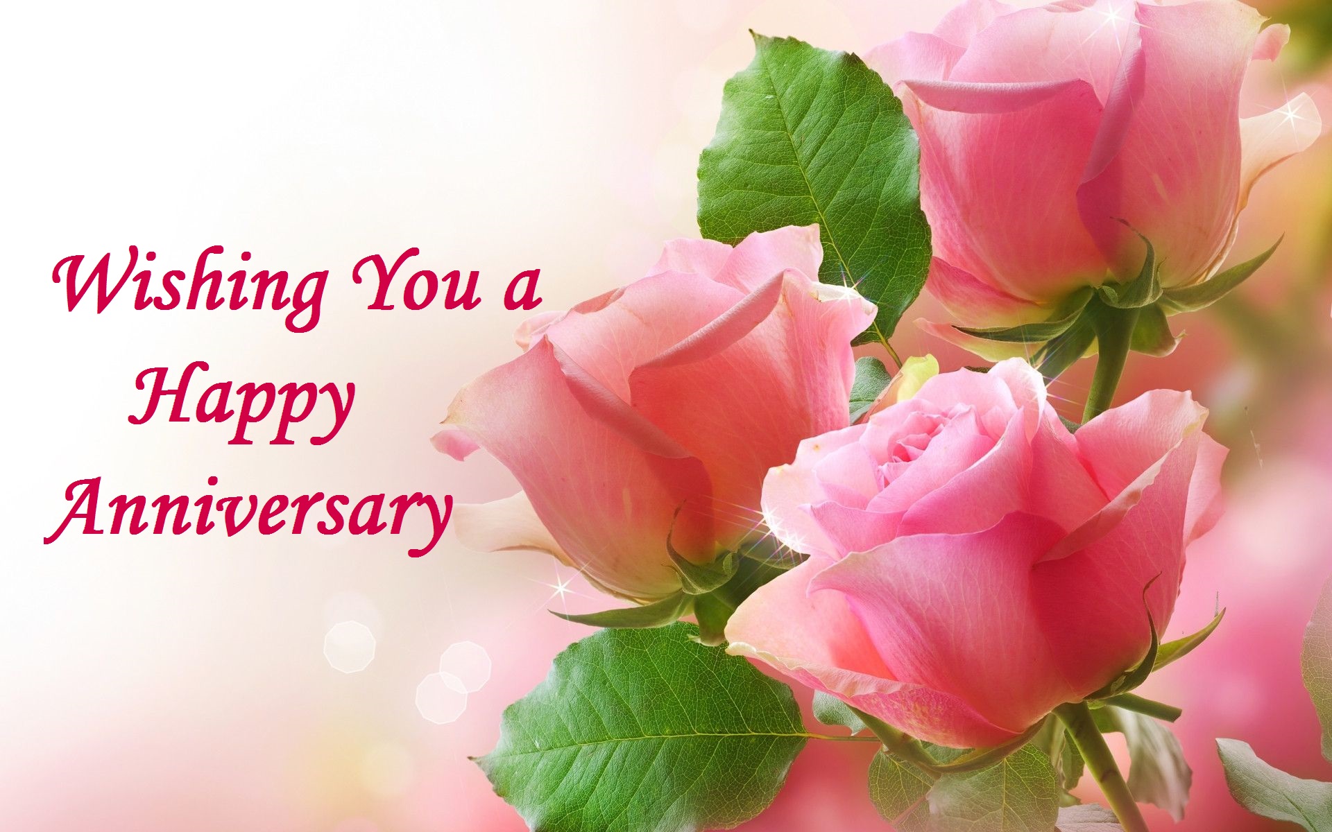 beautiful flower image with anniversary message