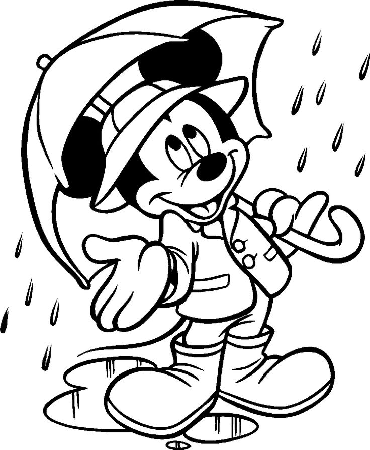 mickey mouse image colouring pages