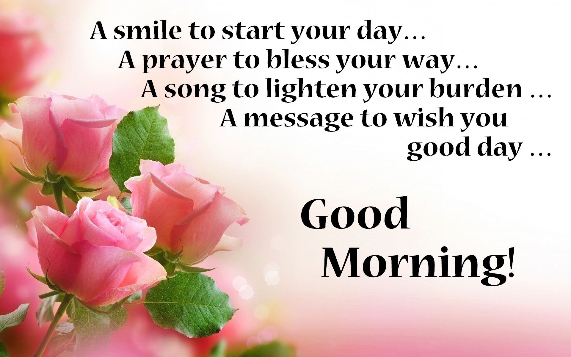 lovely good morning message picture