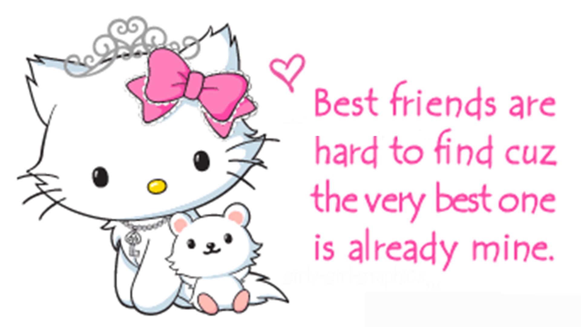 cute best friend quote image
