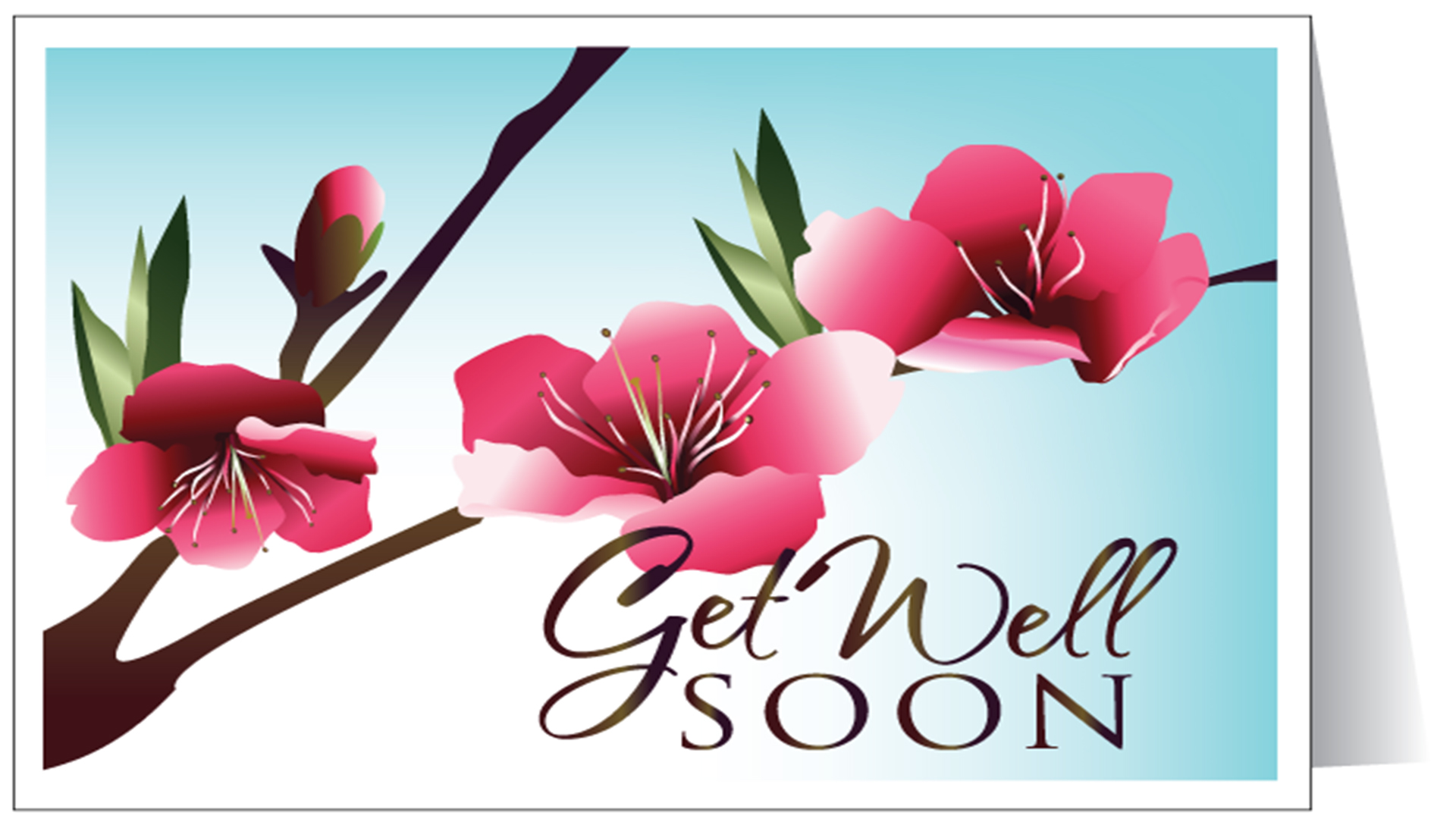 get well soon card image...