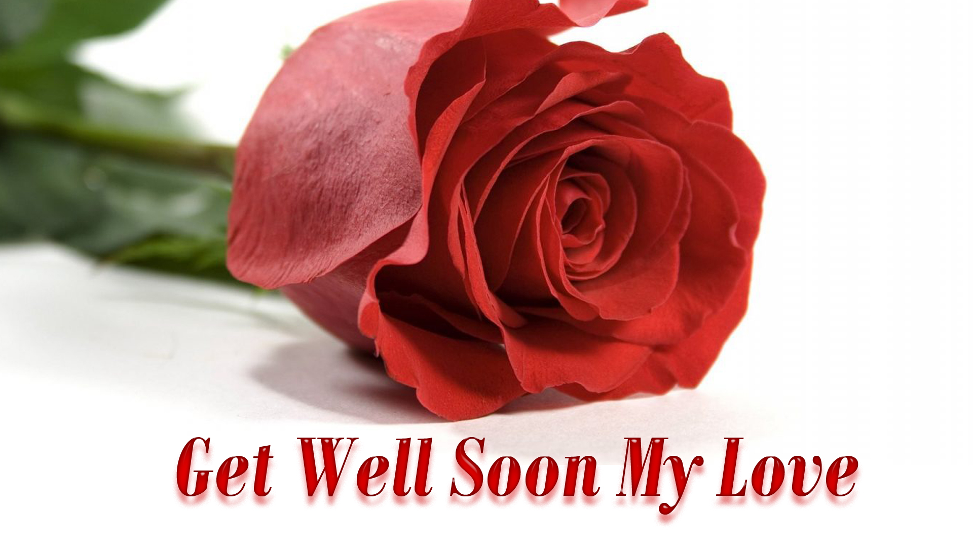 get well soon my love image