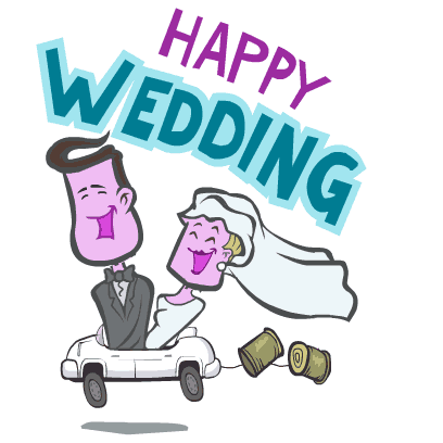 happy wedding gif image