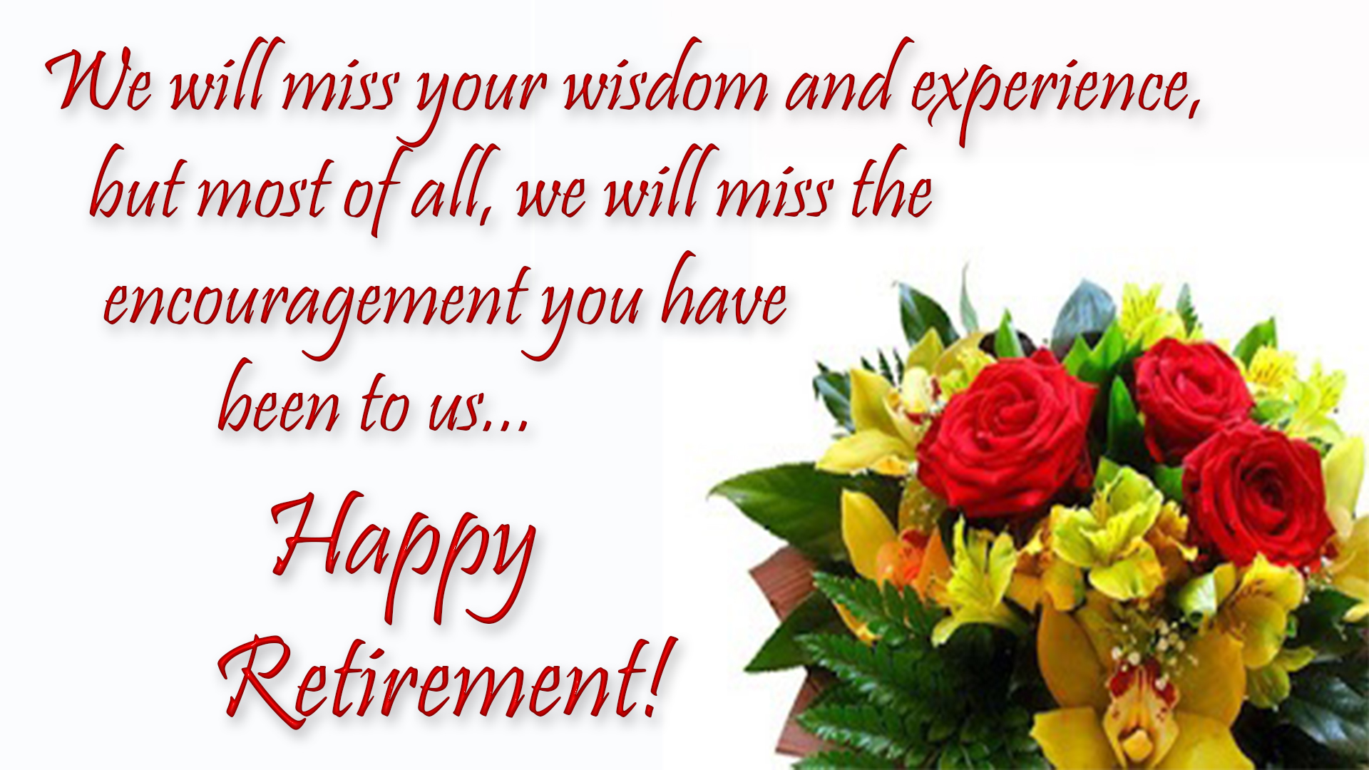 happy retirement wishes image