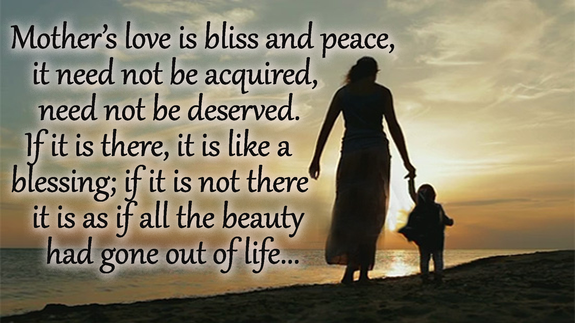 mother love quotes picture
