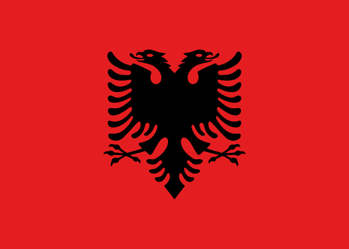 Albania flag officail