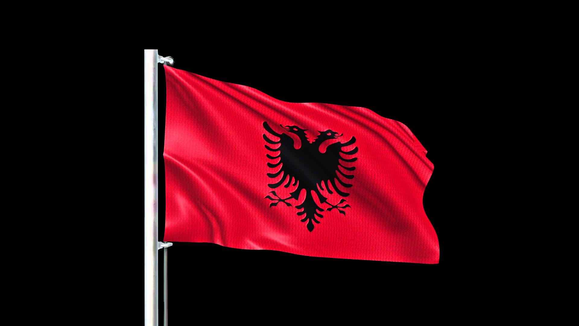 albania flag hosted wallpaper