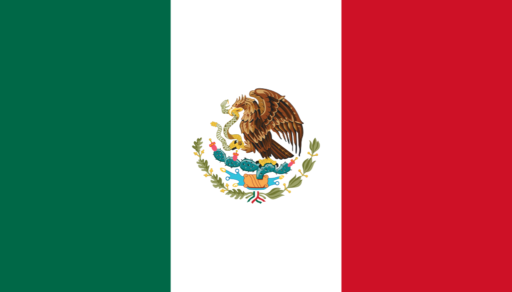 Official flag of mexico
