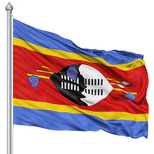 swaziland waving flag