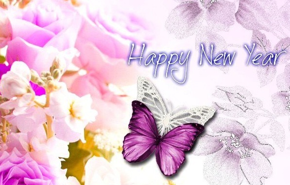 butterfly hd wallpaper for happy new year
