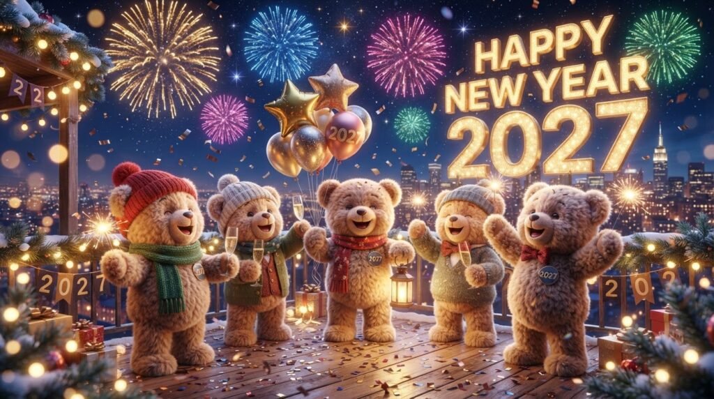 new year 2027 card