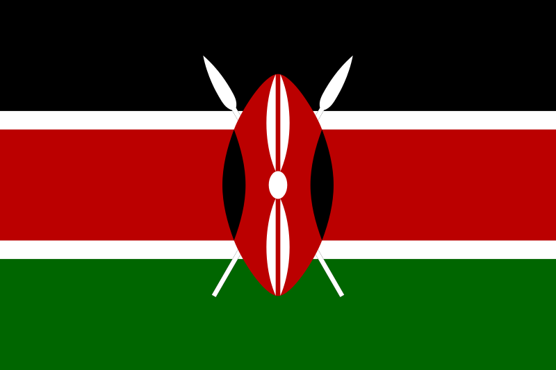 official kenya flag image