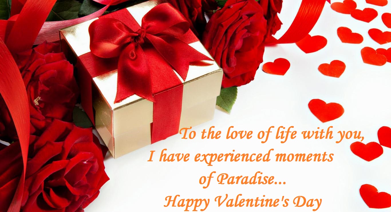 valentine messages with rose image
