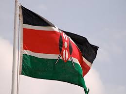 waving kenya flag image