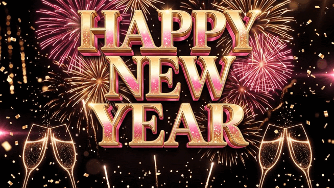 happy new year animated gif
