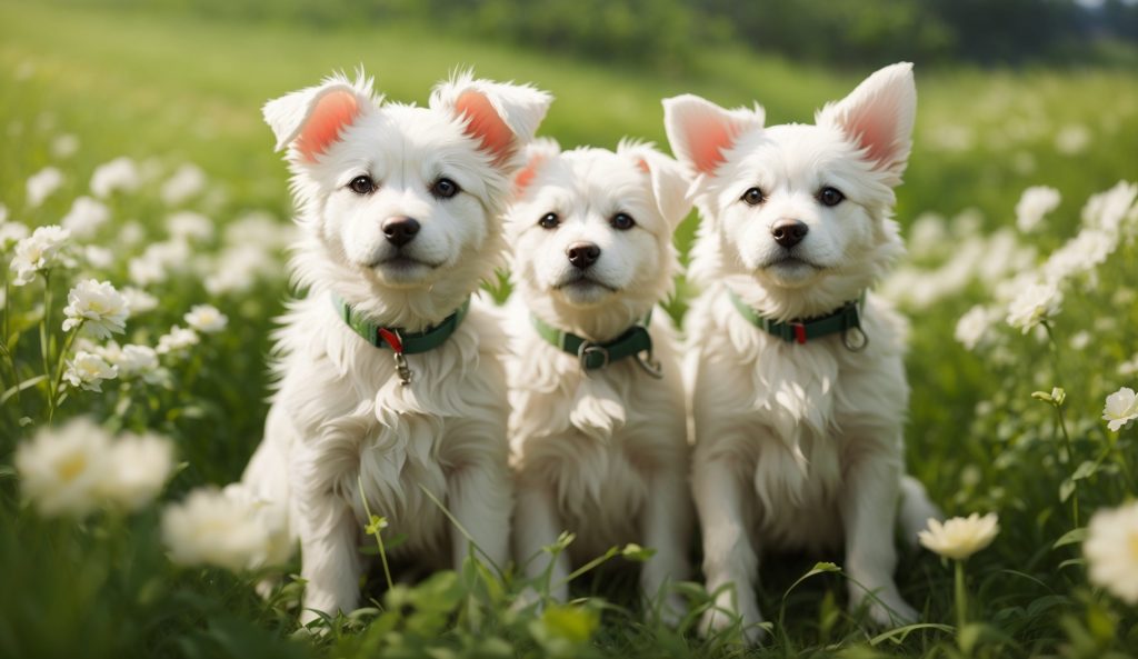 three puppies wallpaper