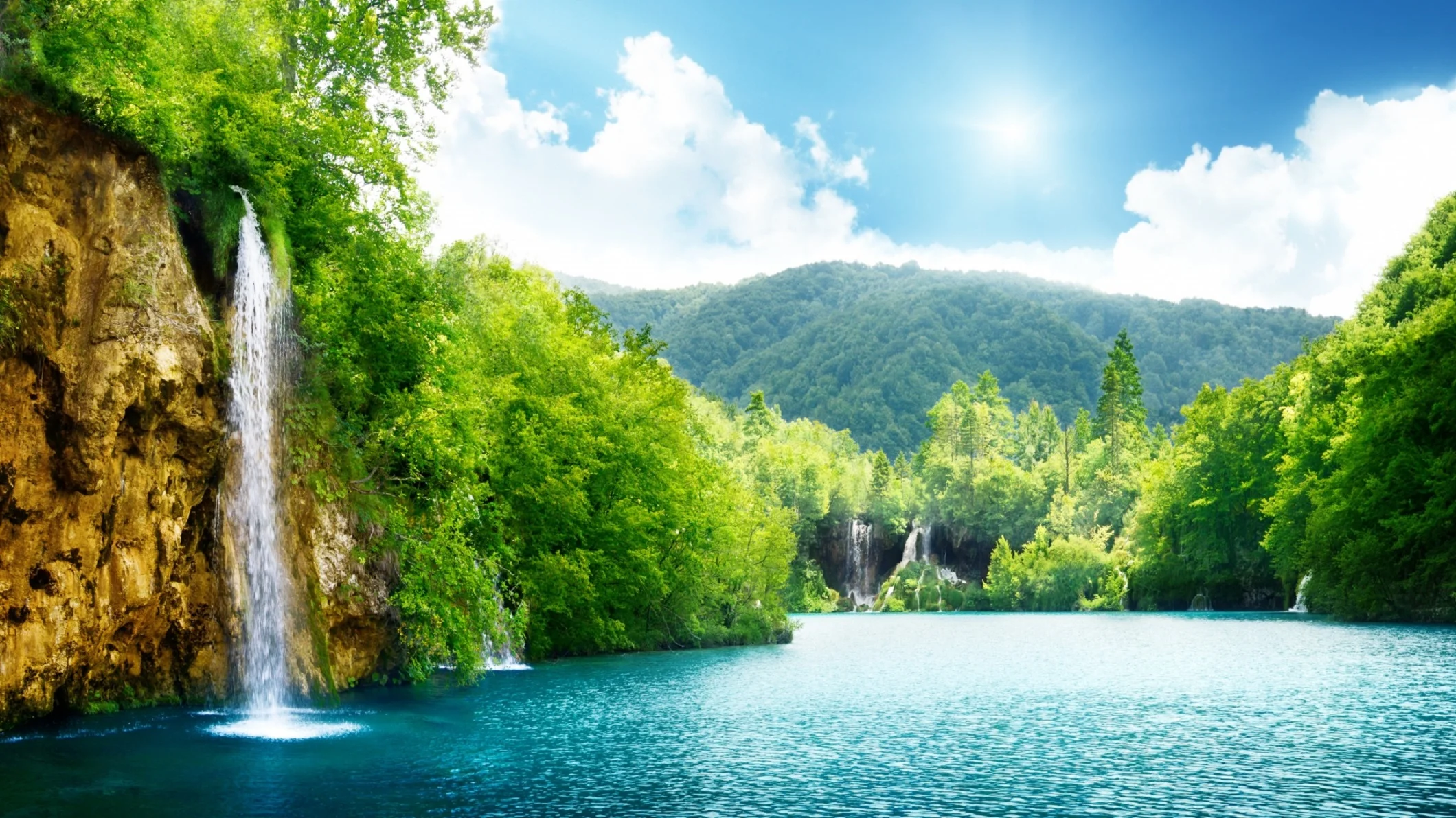 beautiful waterfall nature wallpapers