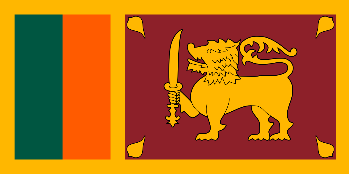 official flag of sri lanka 2017
