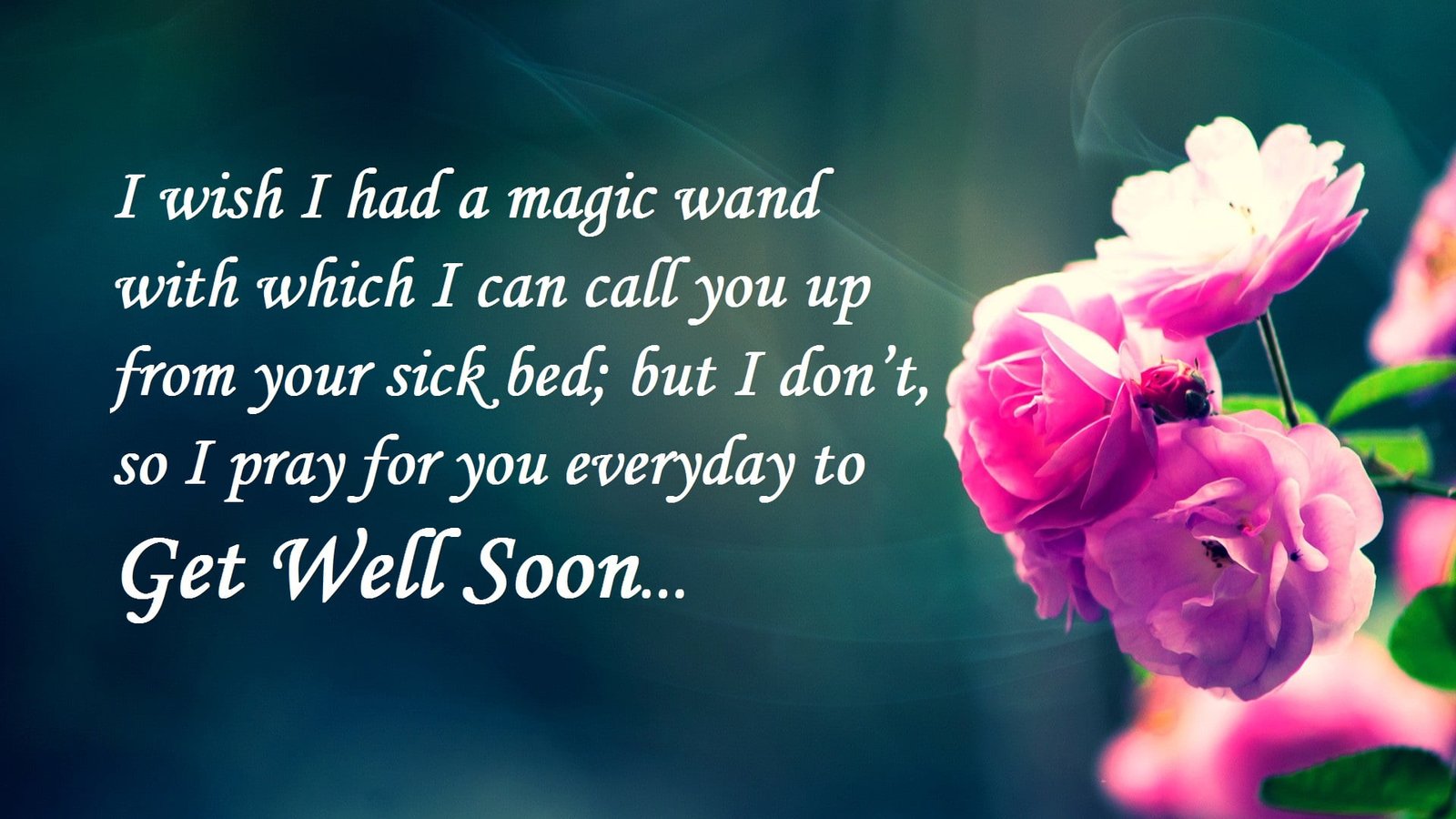 BEAUTIFUL GET WELL SOON CARD IMAGE