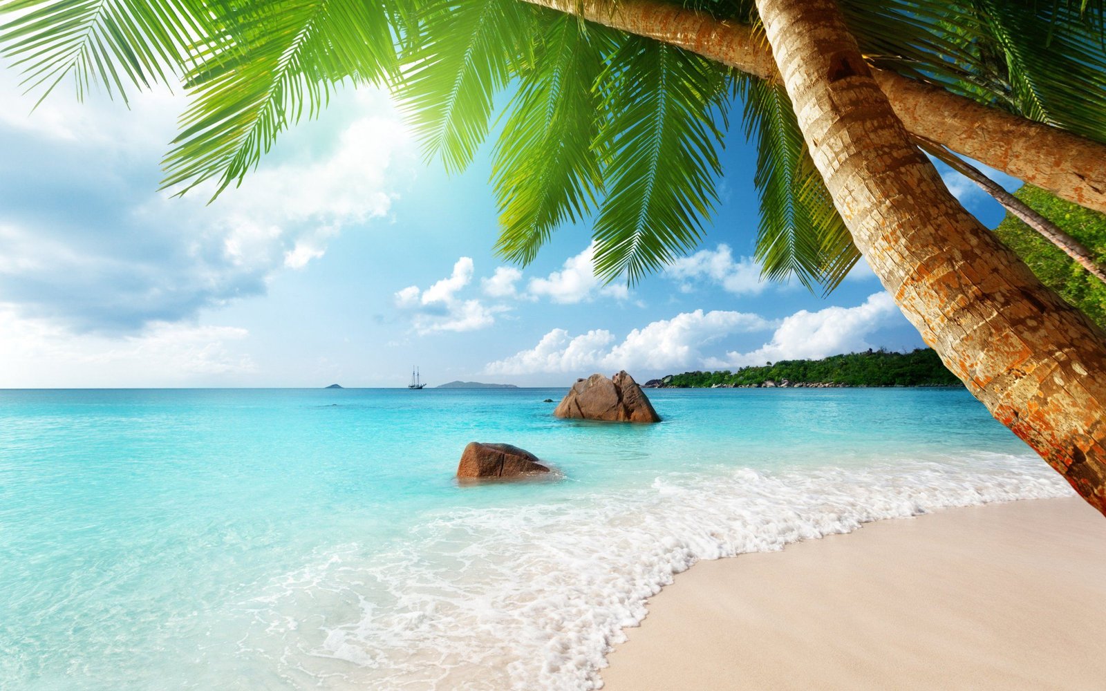 beautiful beach scenery hd picture