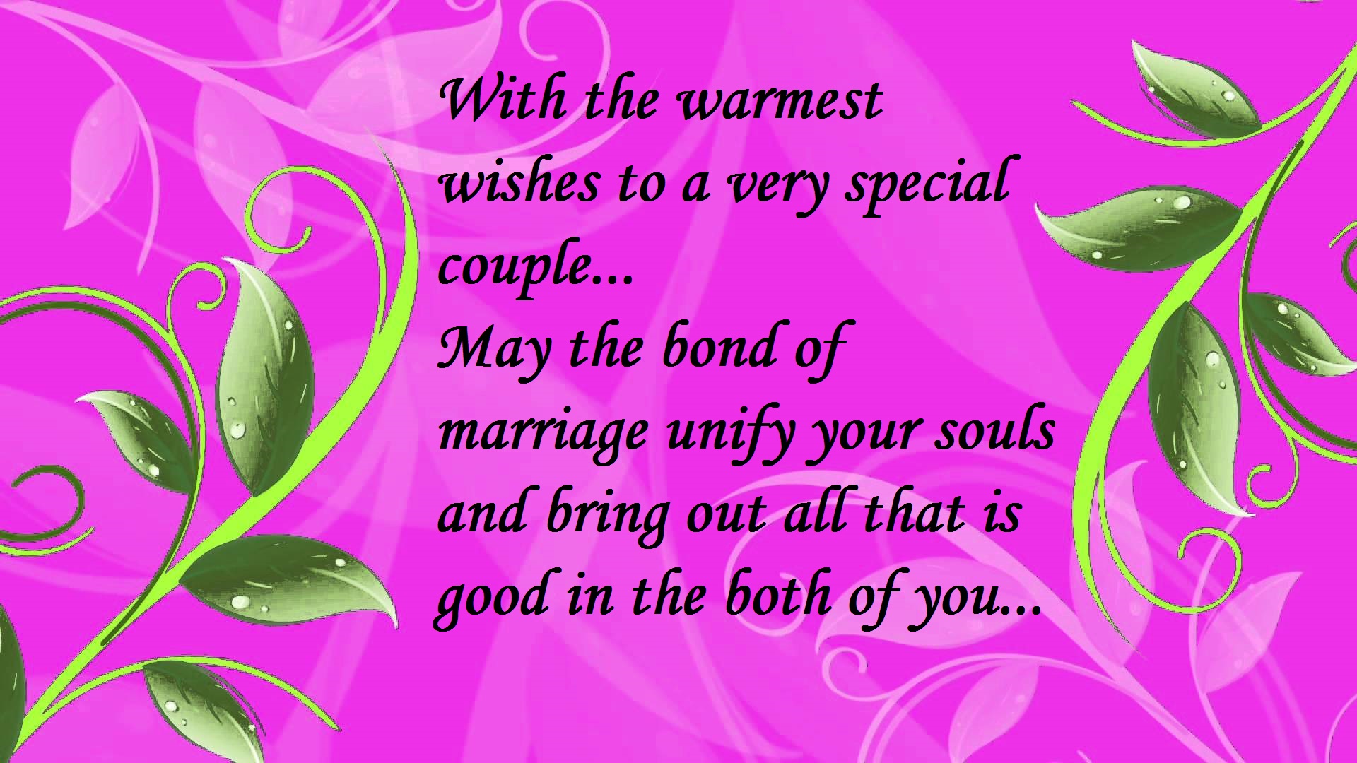 beautiful wishes for marriage
