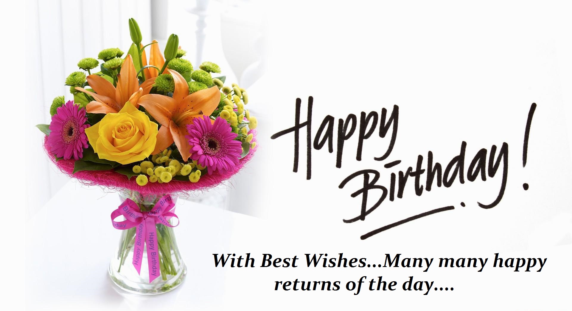 flower image with birthday wishes