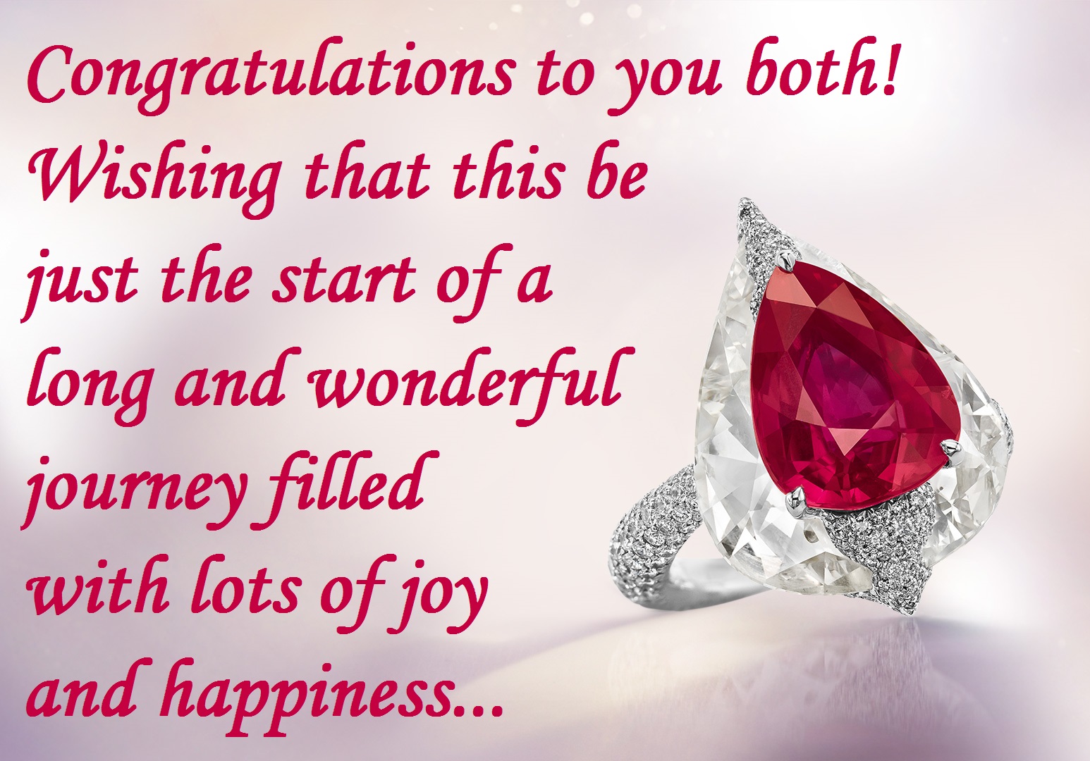 lovely engagement wishes