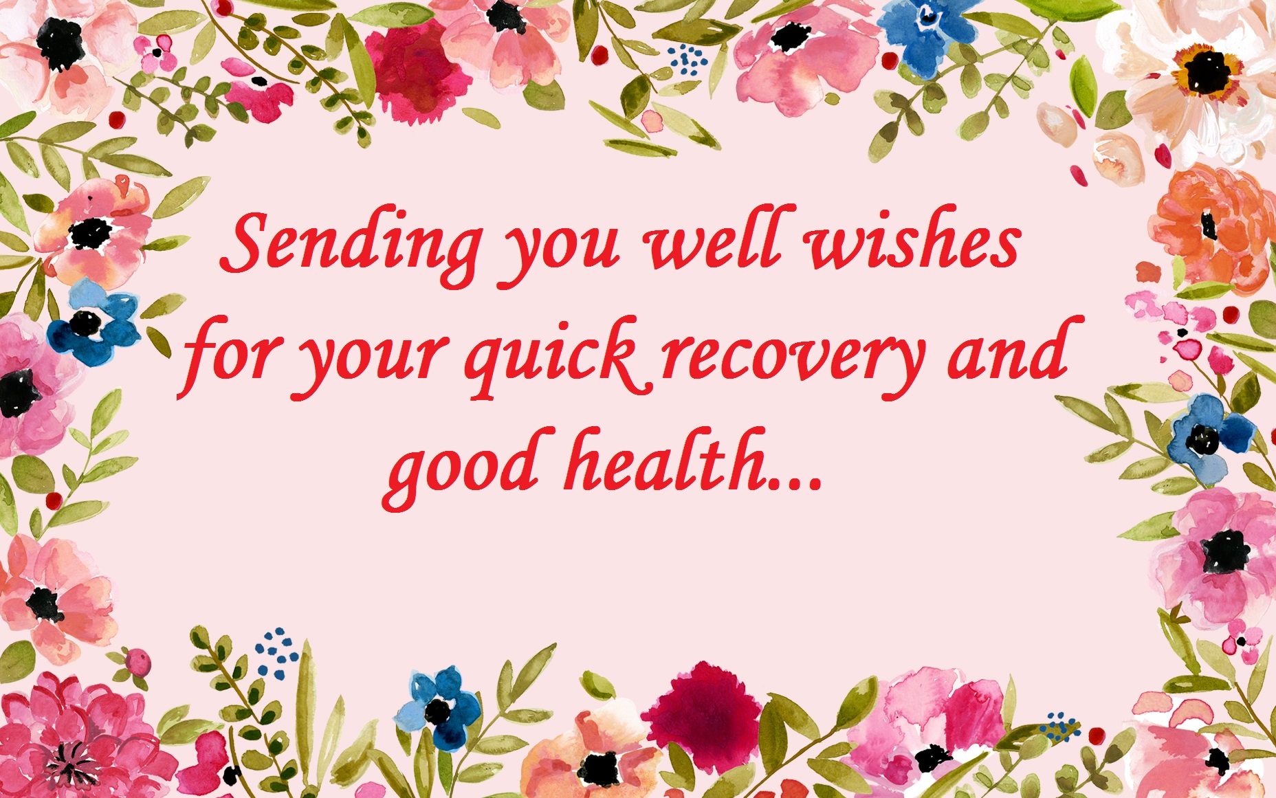 lovely image for get well soon card