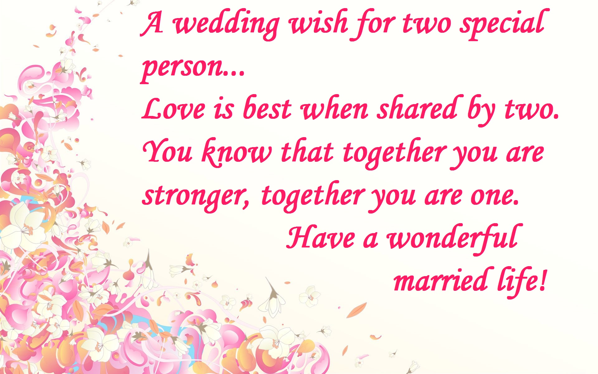 wishes for wedding