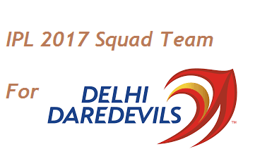delhi daredevils squad 2017 IPL