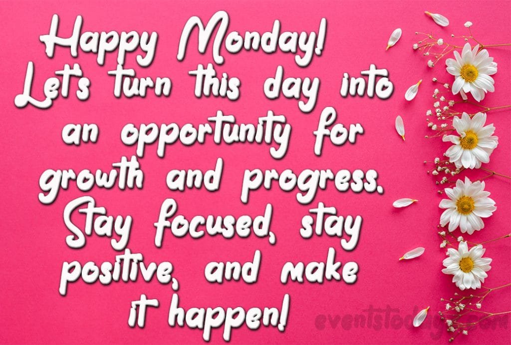 happy monday wishes image