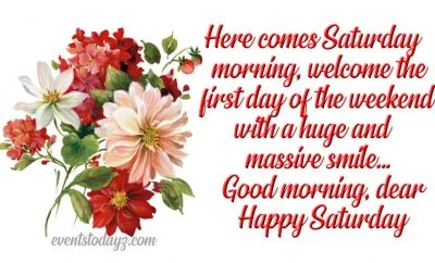 happy saturday wishes image