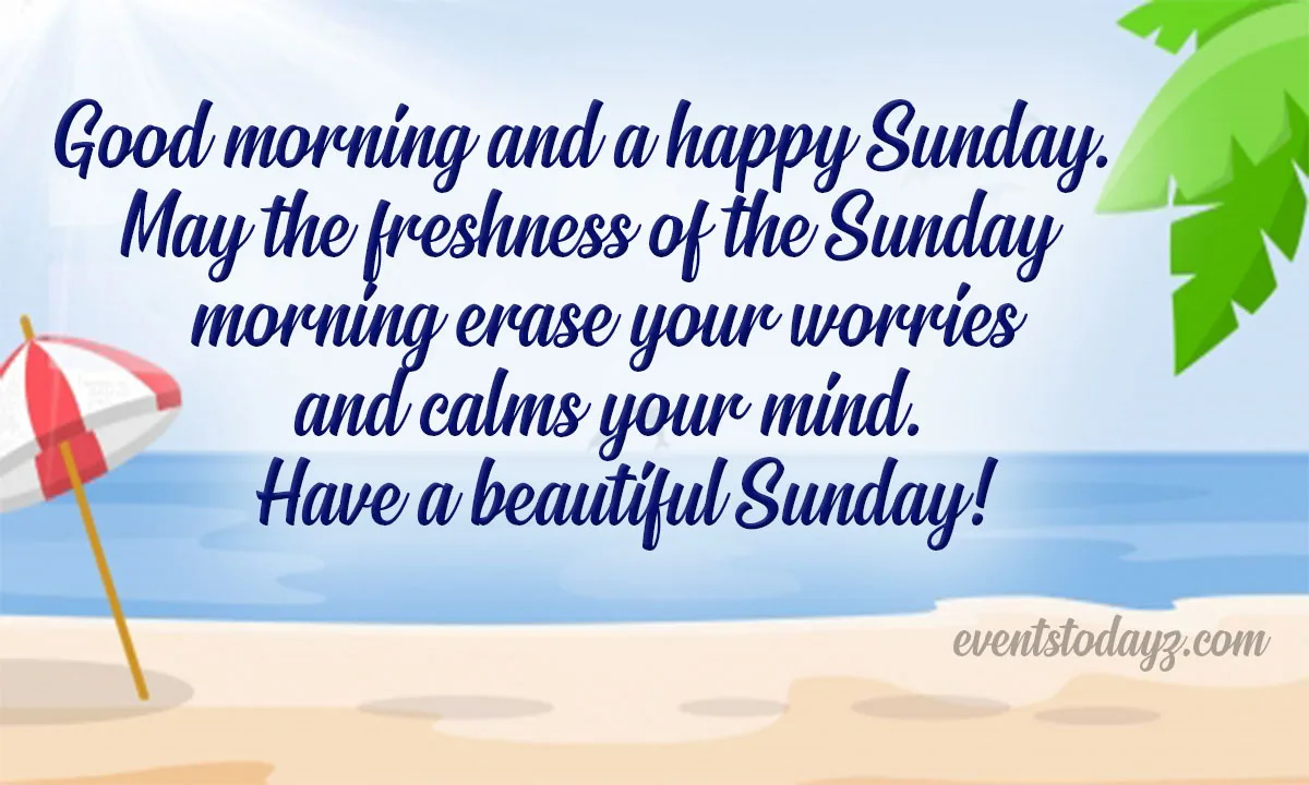 sunday wishes message