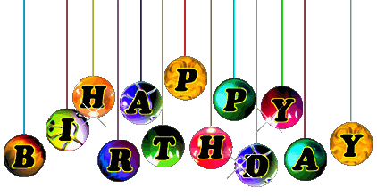 Happy Birthday balloon animated pictures