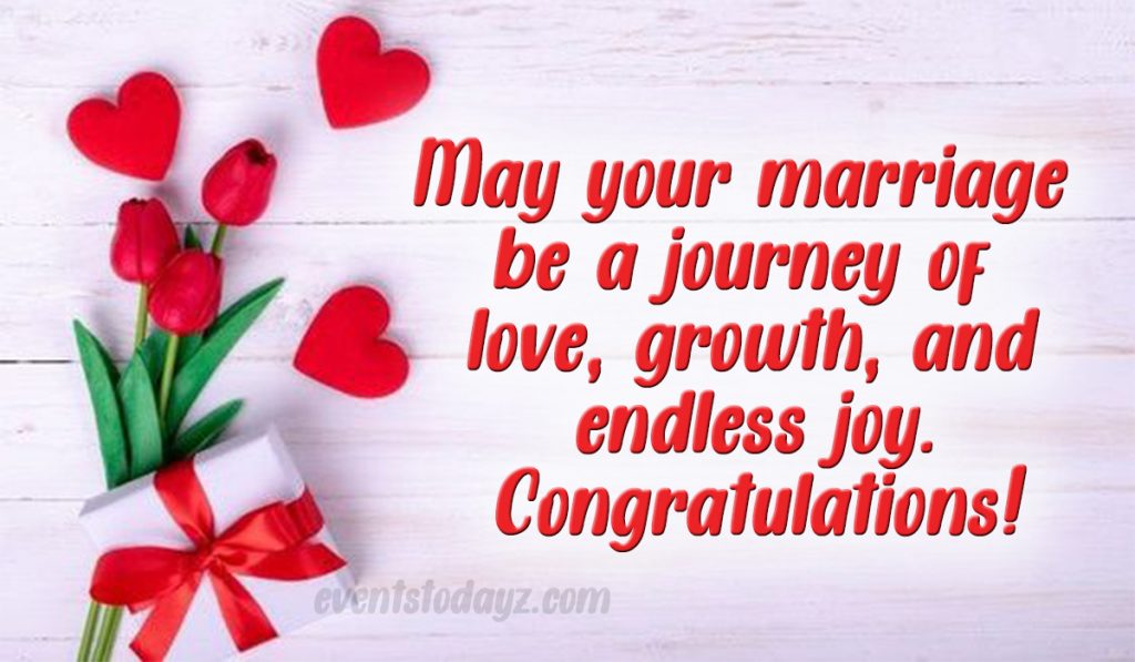 congratulation on your wedding image