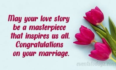 congratulations on your marriage