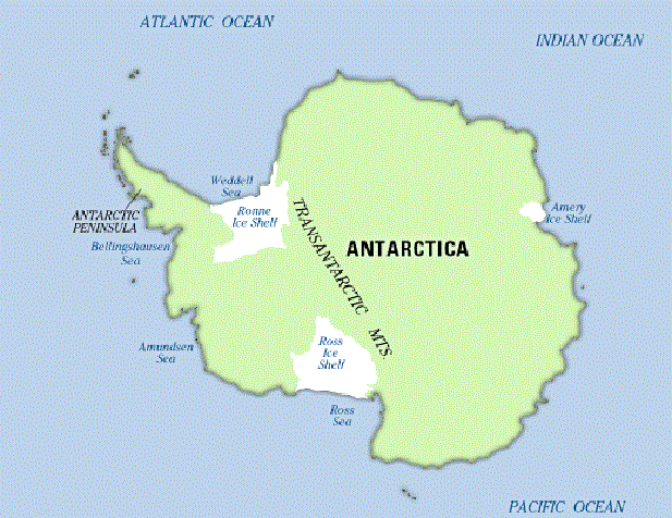 antarctica map image