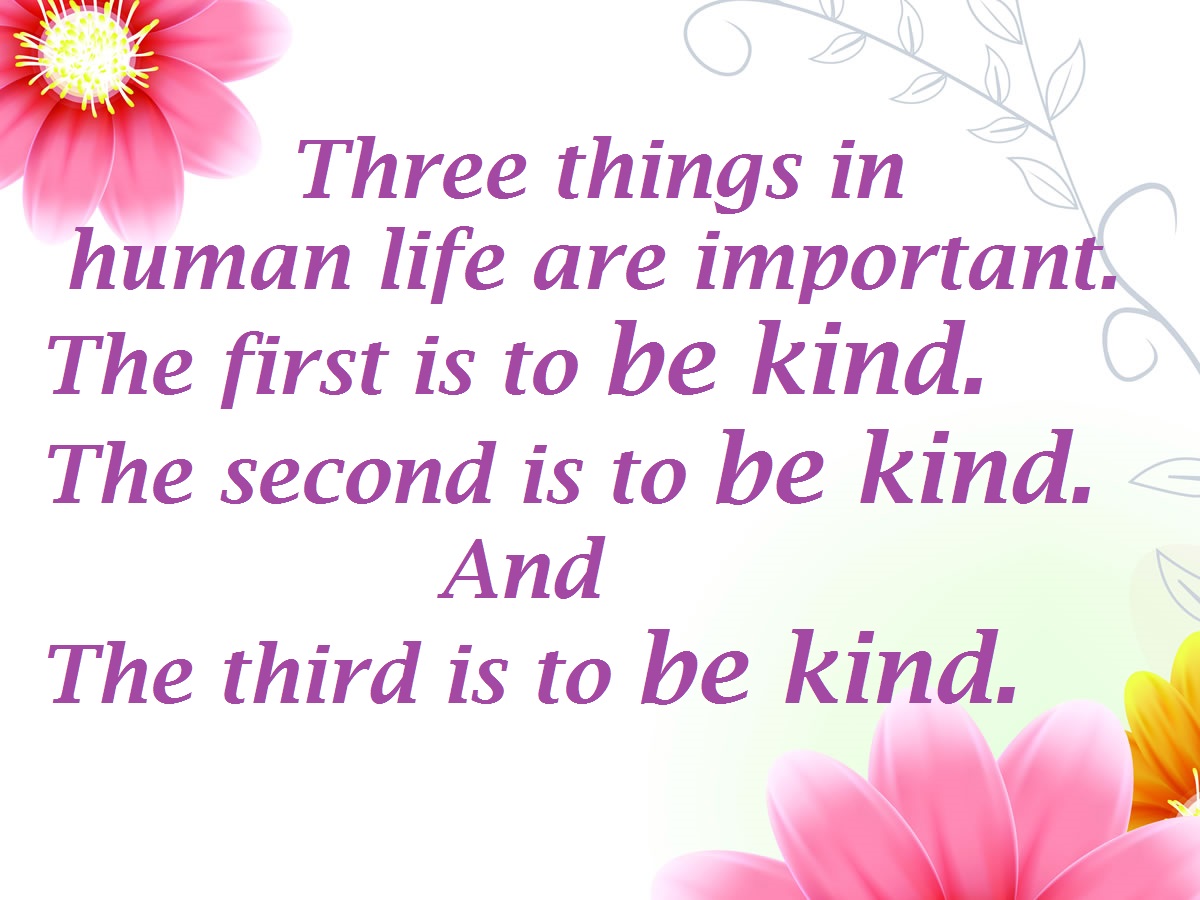 beautiful be kind quote