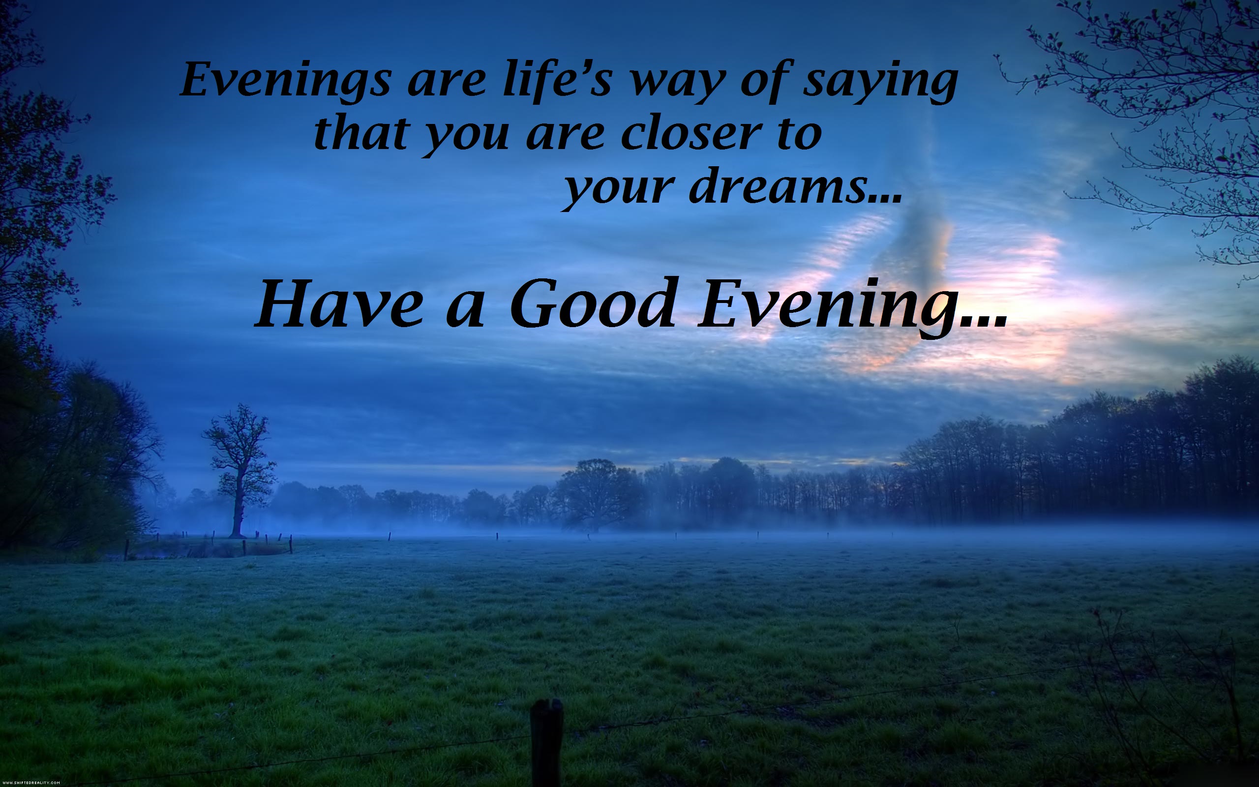 image for evening quotes