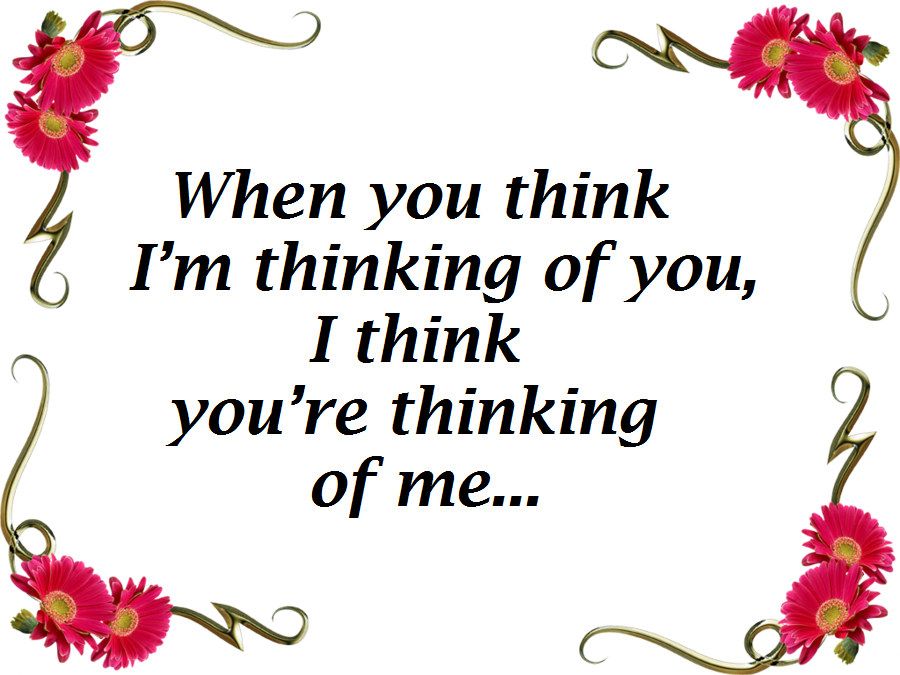 image for thinking of you message