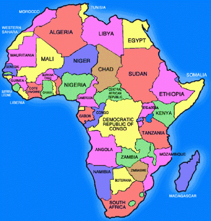 map of africa image