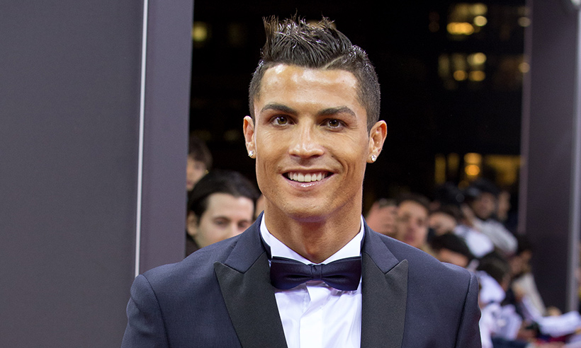 Cristiano Ronaldo Smiling on an Event