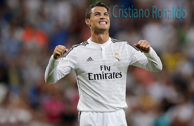 Cristiano Ronaldo celebrating a Goal