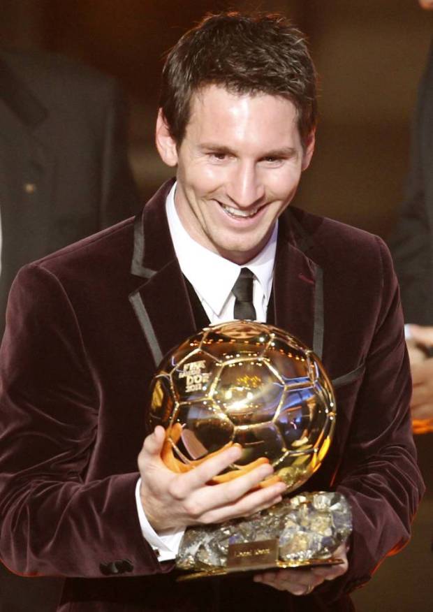 Lionel Messi wins BALLON d'OR award
