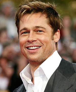Smiling Brad Pitt Hd image