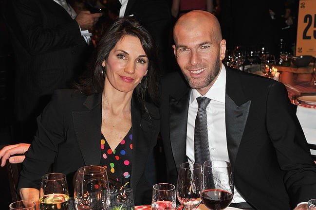 Zinedine Zidane Wife 2017 picture