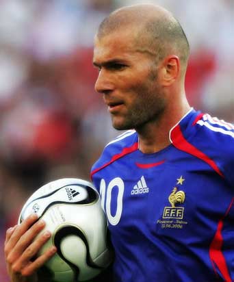 Zinedine Zidane in French Team image