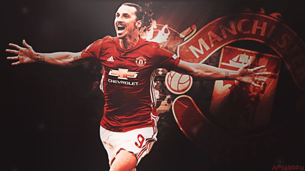 Zlatan Ibrahimovic Manchester United wallpaper 2017