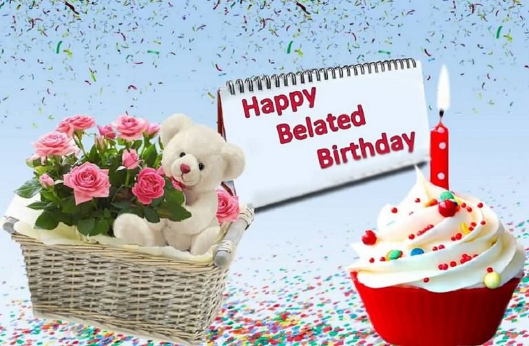 Happy Belated Birthday GIF Animations | Belated Birthday Wishes